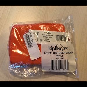 WALT Wallet DEEP TANGERINE Organizer Zip Wallet